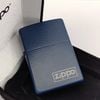 Bật Lửa Zippo Đồng Khối Phủ Sơn Tĩnh Điện Xanh Navy Logo Zippo Mộc Đáy Kép Đời XVI Năm 2000 ZL748