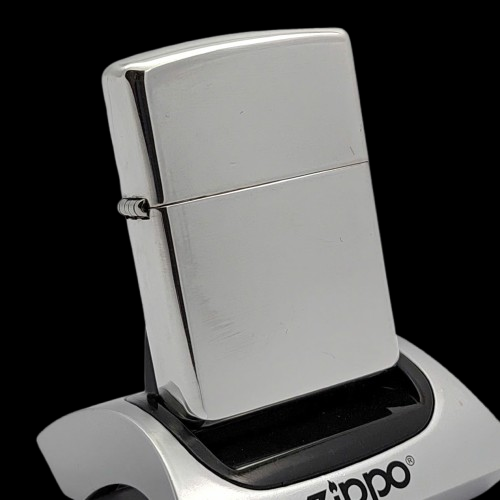 BẬT LỬA ZIPPO BẠC KHỐI STERLING BẢN ARMOR VỎ DẦY TRƠN BÓNG NĂM 2017 ZB93