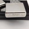 Bật Lửa Zippo Đồng Nguyên Khối Phủ Platium Coating Bạch Kim Hiếm Gặp Năm 2007 ZL753