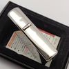 Bật Lửa Zippo Đồng Nguyên Khối Phủ Platium Coating Bạch Kim Hiếm Gặp Năm 2007 ZL753
