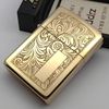 Bật Lửa Zippo Đồng Khối Venetian Hoa Văn Ý Cổ Điển Đời XI La Mã Năm 1995 ZL754