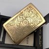 Bật Lửa Zippo Đồng Khối Venetian Hoa Văn Ý Cổ Điển Đời XI La Mã Năm 1995 ZL754
