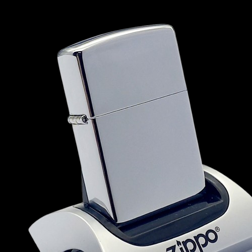 Bật Lửa Zippo Đồng Khối Mạ Chrome Trắng Trơn Bóng Các Đời La Mã ZL758