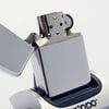Bật Lửa Zippo Đồng Khối Mạ Chrome Trắng Trơn Bóng Các Đời La Mã ZL758