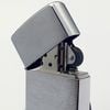Bật Lửa Zippo Đồng Khối Mạ Chrome Trắng Trơn Phay Xước Đời III La Mã Năm 1987 ZL807