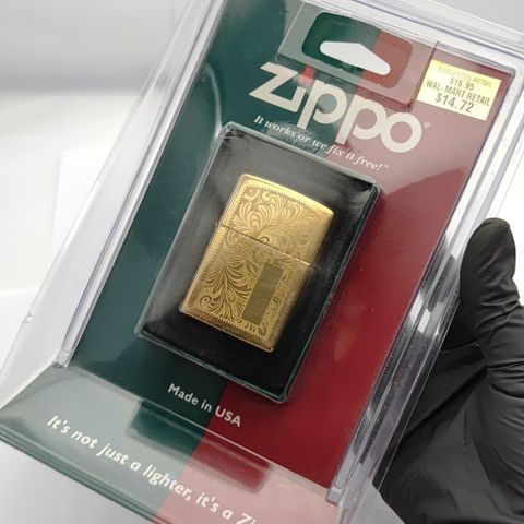 Set Zippo Sưu Tầm Hoa Văn Ý Venetian Nguyên Vỉ Trưng Bày Sản Xuất Khoảng Thập Niên 1990s, Cực Hiếm, Có Giá Trị Sưu Tầm Cao ZS96