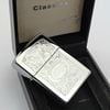 Bật Lửa Zippo Đồng Khối Mạ Chrome Venetian Logo Zippo, Bản Xuất Châu Âu Cực Hiếm Gặp Đời XV La Mã Năm 1999 ZL781