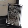 Bật Lửa Zippo Đồng Khối Mạ Chrome Venetian Logo Zippo, Bản Xuất Châu Âu Cực Hiếm Gặp Đời XV La Mã Năm 1999 ZL781