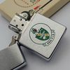 Bật Lửa Zippo Cổ Đồng Khối Mạ Chrome Phay Xước Chủ Đề Ăn Mòn Phủ Sơn Hiếm Gặp Năm 1976 Đời 6 Vạch Sắc ZC479