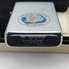 Bật Lửa Zippo Cổ Đồng Khối Mạ Chrome Phay Xước Chủ Đề Ăn Mòn Phủ Sơn Hiếm Gặp Năm 1980 Đời 2 Vạch Sắc ZC476