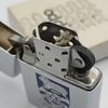 Bật Lửa Zippo Cổ Đồng Khối Mạ Chrome Phay Xước Chủ Đề Ăn Mòn Phủ Sơn Hiếm Gặp Năm 1983 Đời 7 Vạch Huyền ZC482