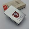 Bật Lửa Zippo Cổ Đồng Khối Mạ Chrome Phay Xước Chủ Đề Ăn Mòn Phủ Sơn Hiếm Gặp Năm 1982 Đời 8 Vạch Huyền ZC485
