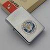 Bật Lửa Zippo Cổ Đồng Khối Mạ Chrome Phay Xước Chủ Đề Ăn Mòn Phủ Sơn Hiếm Gặp Năm 1981 Đời 1 Vạch Sắc ZC484