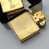 Bật Lửa Zippo Đồng Khối Khắc Ăn Mòn Chủ Đề Cup Prance 98 Hiếm Gặp, Đời XIII Sản Xuất Năm 1997 ZL779
