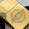 Bật Lửa Zippo Đồng Khối Khắc Ăn Mòn Chủ Đề Hãng Xe Chevrolet Hiếm Gặp, Đời XIII La Mã Sản Xuất Năm 1997 ZL773