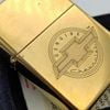 Bật Lửa Zippo Đồng Khối Khắc Ăn Mòn Chủ Đề Hãng Xe Chevrolet Hiếm Gặp, Đời XIII La Mã Sản Xuất Năm 1997 ZL773