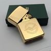 Bật Lửa Zippo Mạ Vàng 18K Gold Plated Chủ Đề Rất Hiếm Gặp, Đời III La Mã Sản Xuất Năm 1987 ZL777