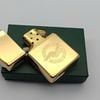 Bật Lửa Zippo Mạ Vàng 18K Gold Plated Chủ Đề Rất Hiếm Gặp, Đời III La Mã Sản Xuất Năm 1987 ZL777