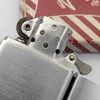 Bật Lửa Zippo Cổ Đồng Khối Mạ Chrome Phay Xước Chủ Đề HILLER , Eblem Vàng 10k Trực Thăng Cực Hiếm Gặp Năm 1956 Giá Trị Sưu Tầm Cao ZC486
