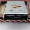 Bật Lửa Zippo Cổ Đồng Khối Mạ Chrome Phay Xước Chủ Đề HILLER , Eblem Vàng 10k Trực Thăng Cực Hiếm Gặp Năm 1956 Giá Trị Sưu Tầm Cao ZC486