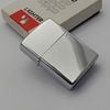 Bật Lửa Zippo Cổ Đồng Khối Mạ Chrome Bóng Trơn Hiếm Gặp Năm 1979 Đời 3 Vạch Sắc ZC487