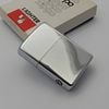 Bật Lửa Zippo Cổ Đồng Khối Mạ Chrome Bóng Trơn Hiếm Gặp Năm 1979 Đời 3 Vạch Sắc ZC487