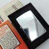 Bật Lửa Zippo Cổ Đồng Khối Mạ Chrome Bóng Trơn Hiếm Gặp Năm 1979 Đời 3 Vạch Sắc ZC487