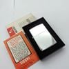 Bật Lửa Zippo Cổ Đồng Khối Mạ Chrome Bóng Trơn Hiếm Gặp Năm 1979 Đời 3 Vạch Sắc ZC487