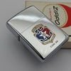 Bật Lửa Zippo Cổ Đồng Khối Mạ Chrome Bóng Chủ Đề Ăn Mòn Phủ Sơn Hiếm Gặp Năm 1975 Đời 7 Vạch Sắc ZC483