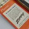 Bật Lửa Zippo Cổ Đồng Khối Mạ Chrome Phay Xước Chủ Đề Ăn Mòn Phủ Sơn Hiếm Gặp Năm 1974 Đời 8 Vạch Sắc ZC481