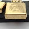 Bật Lửa Zippo Đồng Khối Bóng Khắc Ăn Mòn Chủ Đề Hiếm Gặp, Sản Xuất Năm 1997 Đời XIII La Mã ZL763