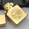 Bật Lửa Zippo Đồng Khối Bóng Khắc Ăn Mòn Chủ Đề Hiếm Gặp, Sản Xuất Năm 1997 Đời XIII La Mã ZL763