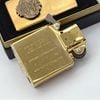 Bật Lửa Zippo Đồng Khối Eblem Chủ Đề Hiếm Gặp, Đời XI La Mã Sản Xuất Năm 1995 ZL776