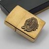 Bật Lửa Zippo Đồng Khối Eblem Chủ Đề Hiếm Gặp, Đời XI La Mã Sản Xuất Năm 1995 ZL776