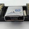Bật Lửa Zippo Đồng Khối Mạ Chrome Phay Xước Khắc Ăn Mòn Chủ Đề Tàu Chiến Hiếm Gặp, Đời IV Sản Xuất Năm 1988 ZL764