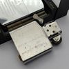 Bật Lửa Zippo Đồng Khối Mạ Chrome Bóng Khắc Ăn Mòn Chủ Đề Quân Sự Hiếm Gặp, Đời IV Sản Xuất Năm 1988 ZL765