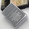 Bật Lửa Zippo Đồng Khối Mạ Chrome Bóng Khắc Ăn Mòn Chủ Đề Quân Sự Hiếm Gặp, Đời IV Sản Xuất Năm 1988 ZL765