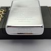 Bật Lửa Zippo Đồng Khối Mạ Chrome Bóng Khắc Ăn Mòn Chủ Đề Quân Sự Hiếm Gặp, Đời IV Sản Xuất Năm 1988 ZL765