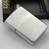 Bật Lửa Zippo Cổ Đồng Khối Mạ Chrome Phay Xước Trơn Năm 1985 Đời 5 Vạch Huyền ZC475