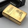 Bật Lửa Zippo Đồng Khối Bóng Khắc Ăn Mòn Chủ Đề Hiếm Gặp, Bản Chu Niên 1932 - 1992 Sản Xuất Năm 1992 ZL767