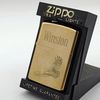 Bật Lửa Zippo Đồng Khối Bóng Khắc Ăn Mòn Chủ Đề Hiếm Gặp, Bản Chu Niên 1932 - 1992 Sản Xuất Năm 1992 ZL767