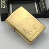 Bật Lửa Zippo Đồng Khối Phay Xước Khắc Ăn Mòn Chủ Đề Tàu Chiến Hiếm Gặp, Bản Chu Niên 1932 - 1991 Sản Xuất Năm 1991 ZL761