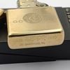 Bật Lửa Zippo Đồng Khối Bóng Khắc Ăn Mòn Chủ Đề Hiếm Gặp, Bản Chu Niên 1932 - 1990 Sản Xuất Năm 1990 ZL770