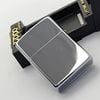 Bật Lửa Zippo Đồng Khối Mạ Chrome Bóng Khắc Ăn Mòn Chủ Đề Cowboy Hiếm Gặp, Sản Xuất Năm 1996 Đời XII La Mã ZL762