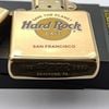 Bật Lửa Zippo Đồng Khối Chủ Đề Hard Rock Cafe Hiếm Gặp, Bản Chu Niên 1932 - 1990 Sản Xuất Năm 1990 ZL775