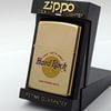 Bật Lửa Zippo Đồng Khối Chủ Đề Hard Rock Cafe Hiếm Gặp, Bản Chu Niên 1932 - 1990 Sản Xuất Năm 1990 ZL775