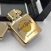 Bật Lửa Zippo Đồng Khối Chủ Đề Hard Rock Cafe Hiếm Gặp, Bản Chu Niên 1932 - 1990 Sản Xuất Năm 1990 ZL775