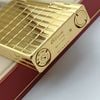 Bật Lửa Dupont Bọc Vàng Vân Sọc Chữ Nhật Sang Trọng DP173