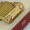 Bật Lửa Dupont Bọc Vàng Vân Sọc Chữ Nhật Sang Trọng DP173