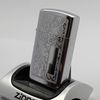 Bật Lửa Zippo Đồng Khối Mạ Chrome Khắc Ăn Mòn Chủ Đề Venetian Bản Slim Hiếm Gặp, Sản Xuất Năm 1995 Đời XI La Mã ZL772
